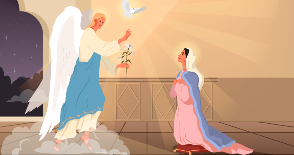 Angel Gabriel: the Blessed Catholic Messenger